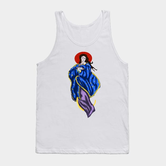 Our Lady of Japan Tank Top by HappyRandomArt